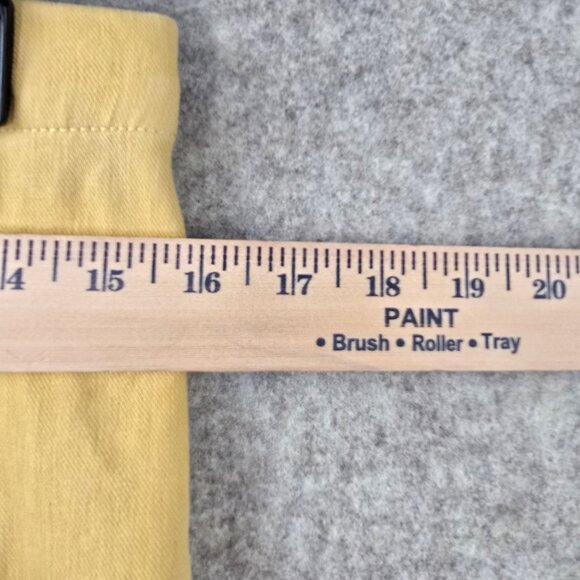 Time And Tru Womens Mustard Yellow Skinny Pants Size M (8-10) Stretch Material - Picture 7 of 8
